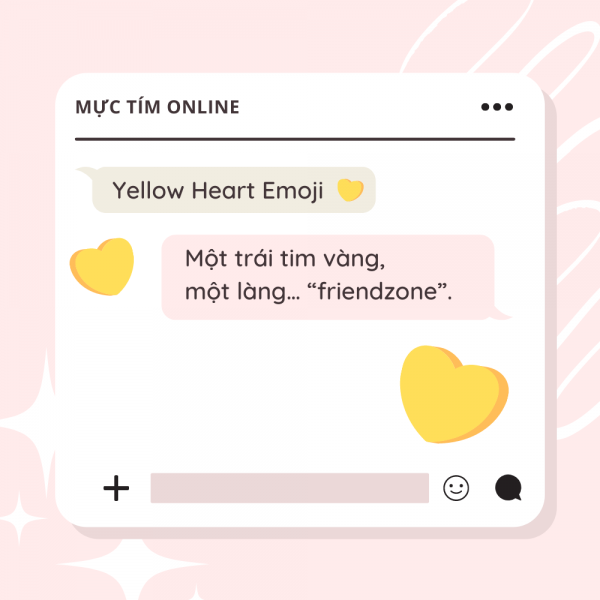 Tình bạn là trái tim màu gì?