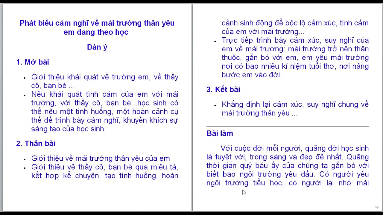 Cảm nghĩ về mái trường thân yêu Gallery 2