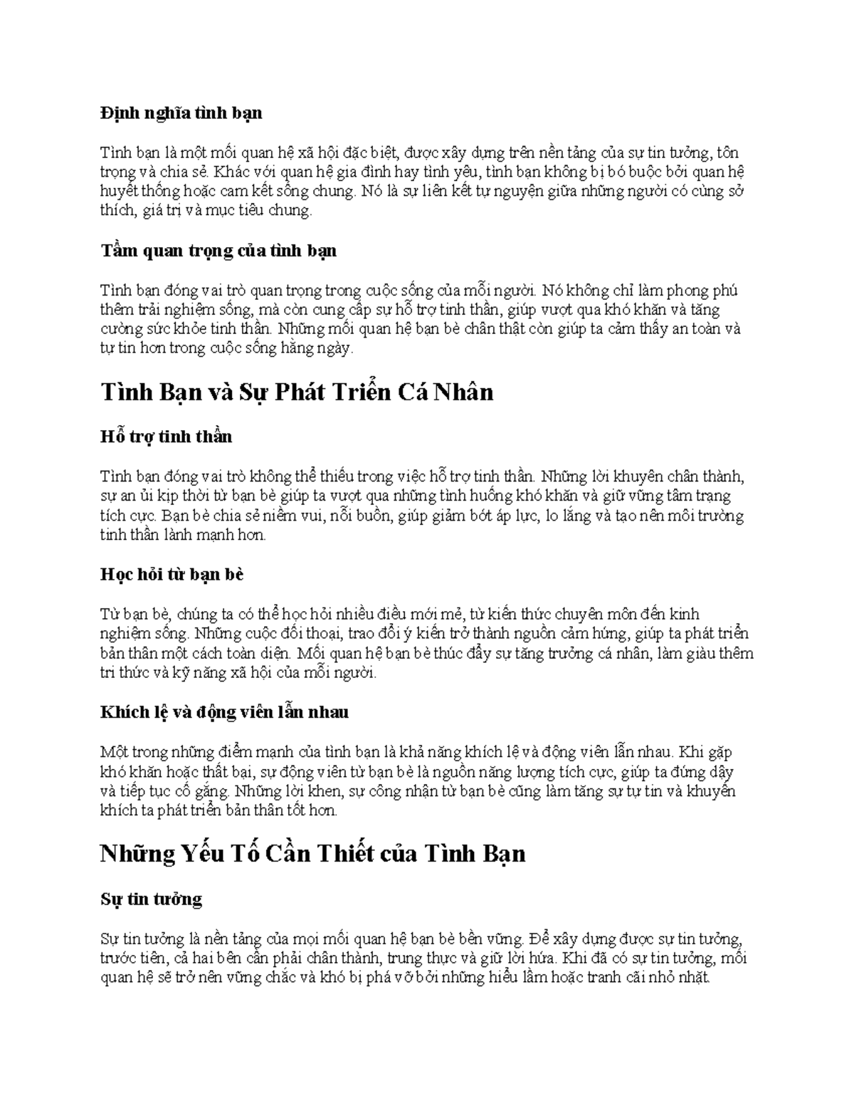 Vai trò quan trọng của tình bạn trong cuộc sống Gallery 2