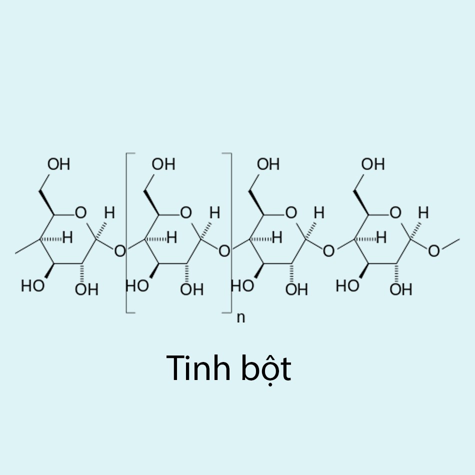 Công thức của tinh bột là gì?