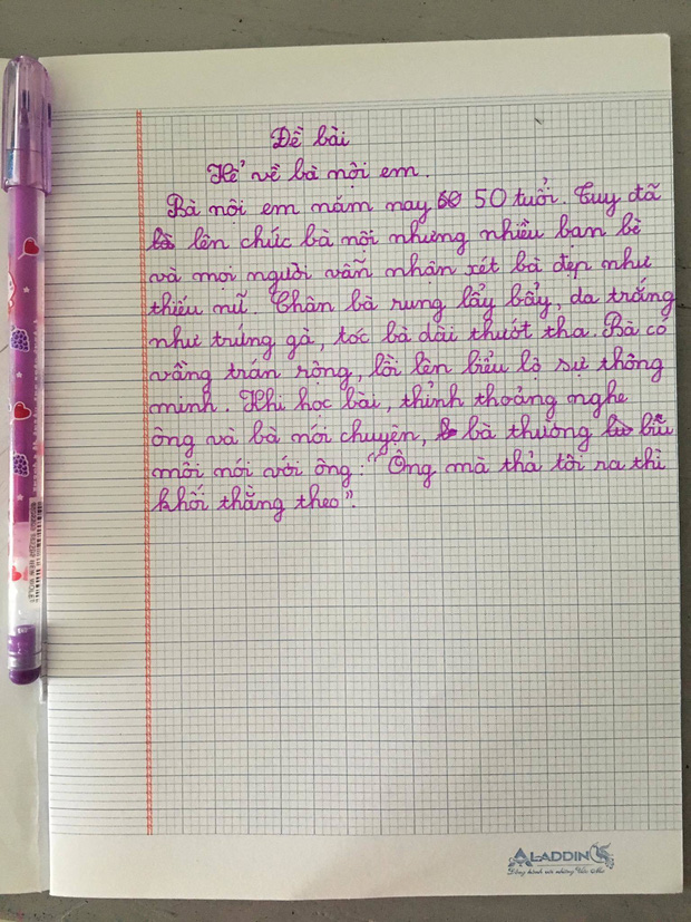 Tả về bà của em lớp 2 Gallery 2