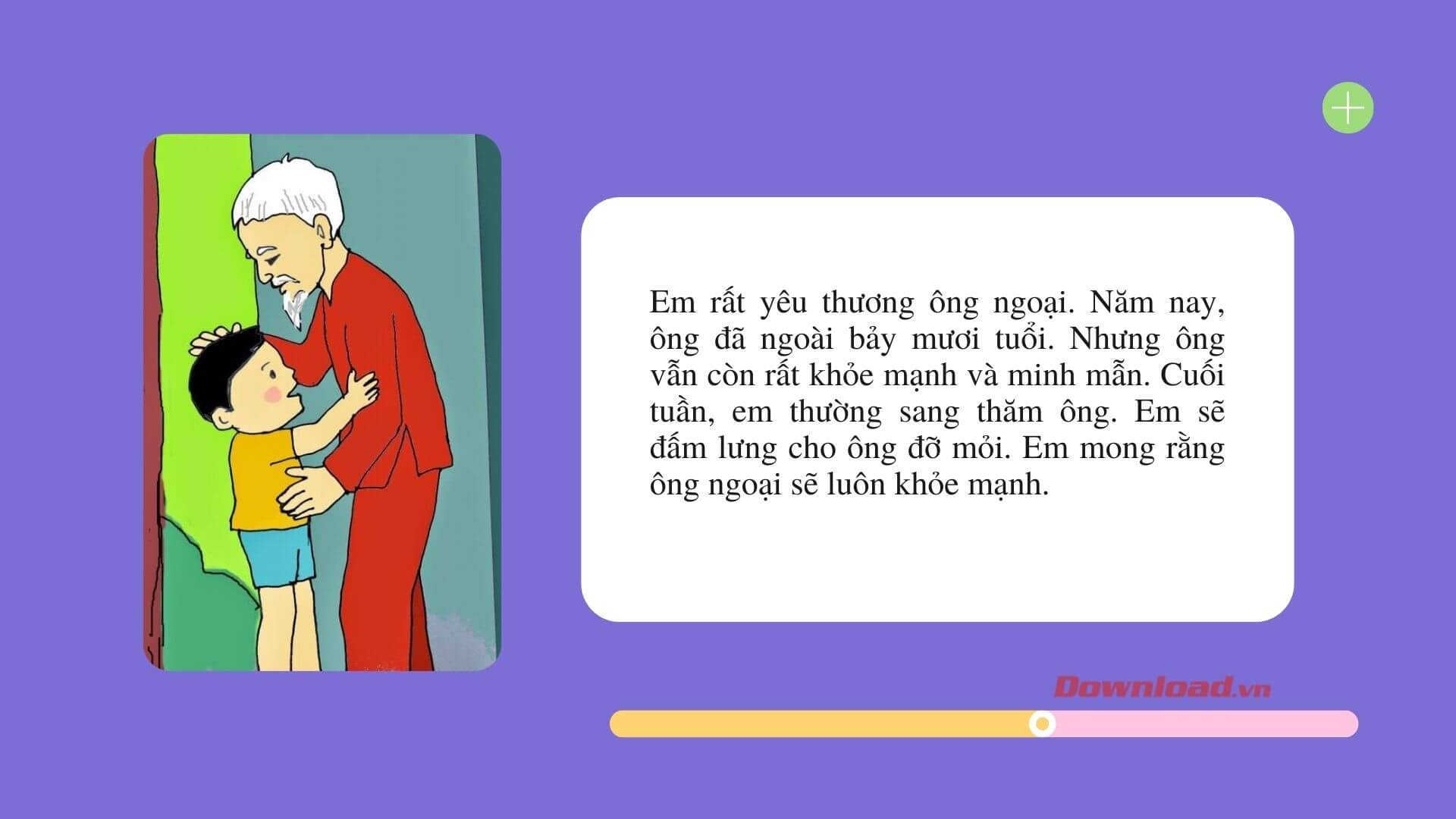 Viết 1 2 câu về tình cảm của em đối với ông bà Gallery 1