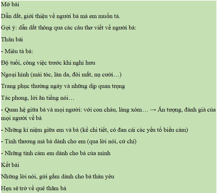 Bài Văn Biểu Cảm Về Một Người Thân Mà Em Yêu Quý Gallery 2