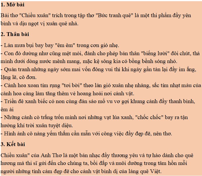 Phân tích Chiều Xuân Gallery 2