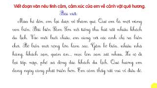 Văn Tả Về Quê Hương Lớp 3 Ngắn Gọn Gallery 2