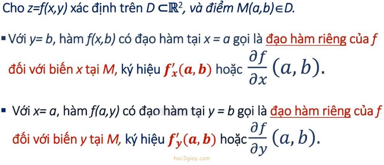 Tính Đạo Hàm Riêng Cấp 2 Gallery 2
