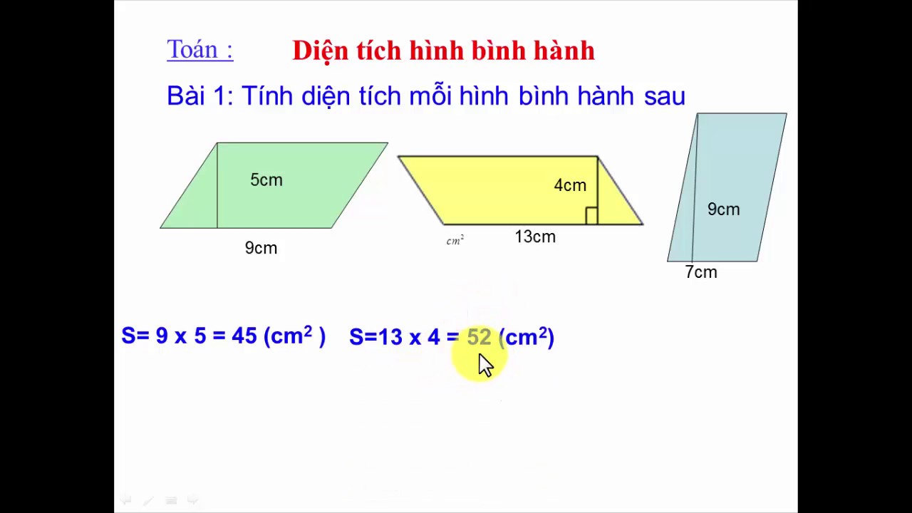 Tính Diện Tích Hình Bình Hành Khi Biết 2 Cạnh Gallery 2