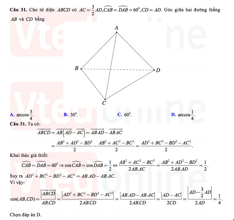 Công thức tính góc giữa 2 đường thẳng Gallery 2