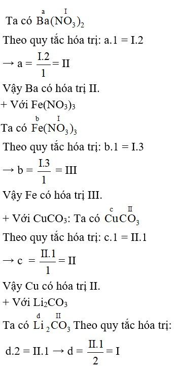 Công thức tính hóa trị Gallery 2