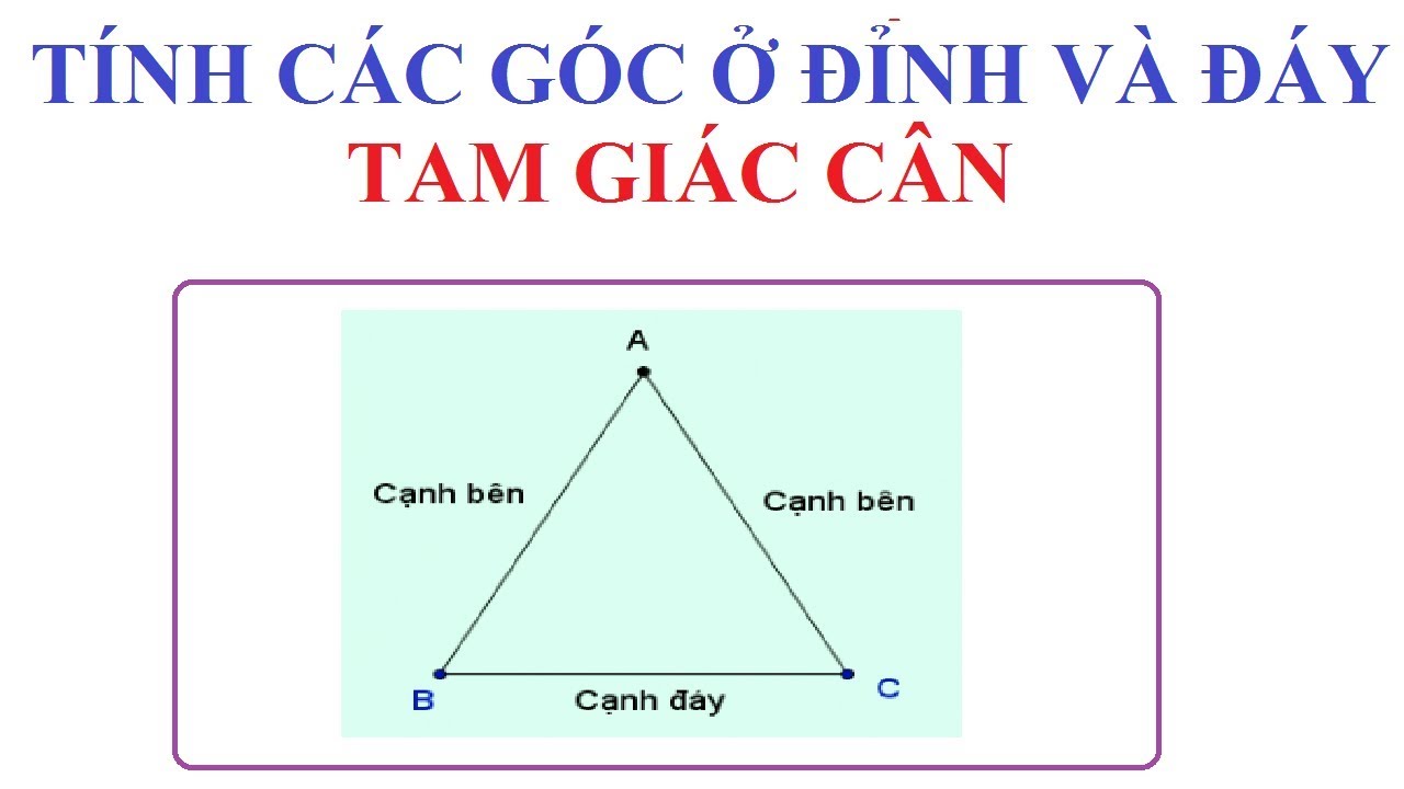 Góc của Tam Giác Cân Gallery 1