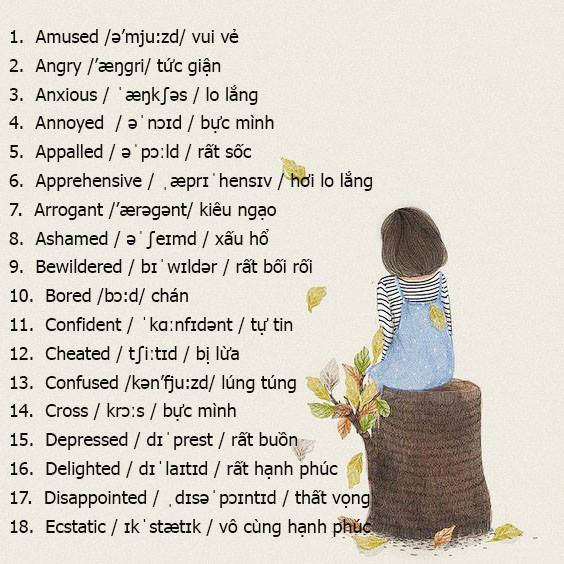 Tính từ miêu tả cảm xúc tiếng Việt: Từ điển phong phú cho ngôn ngữ giàu cảm xúc