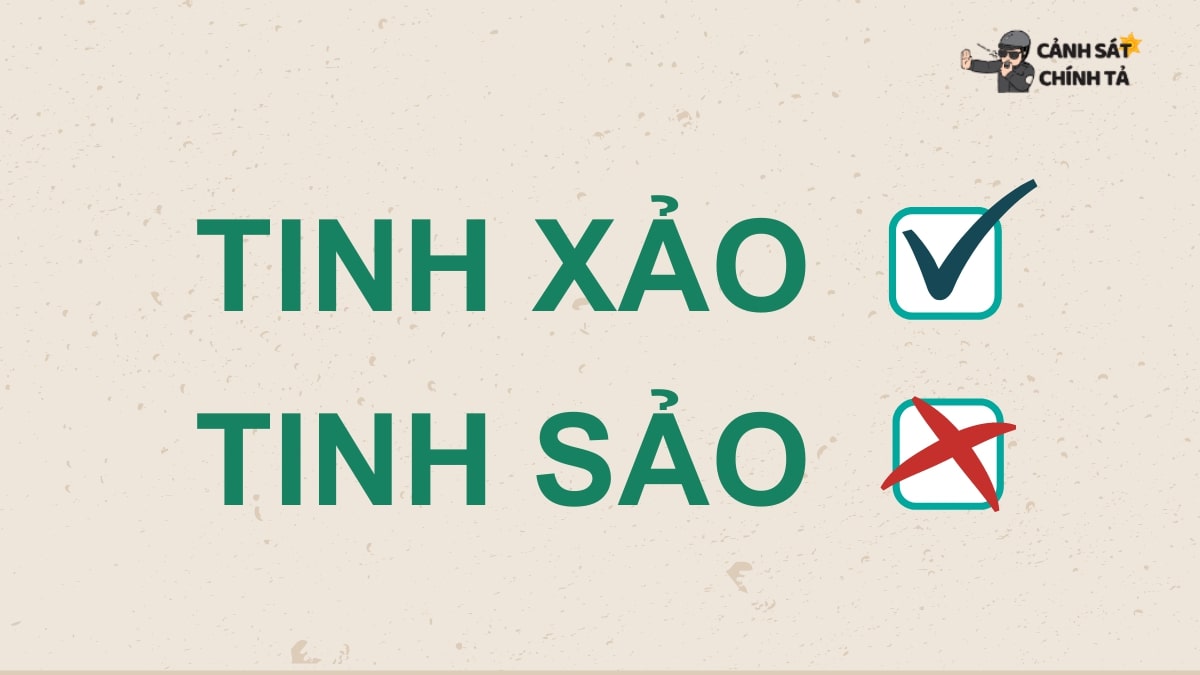 Tinh xảo hay tinh sảo?