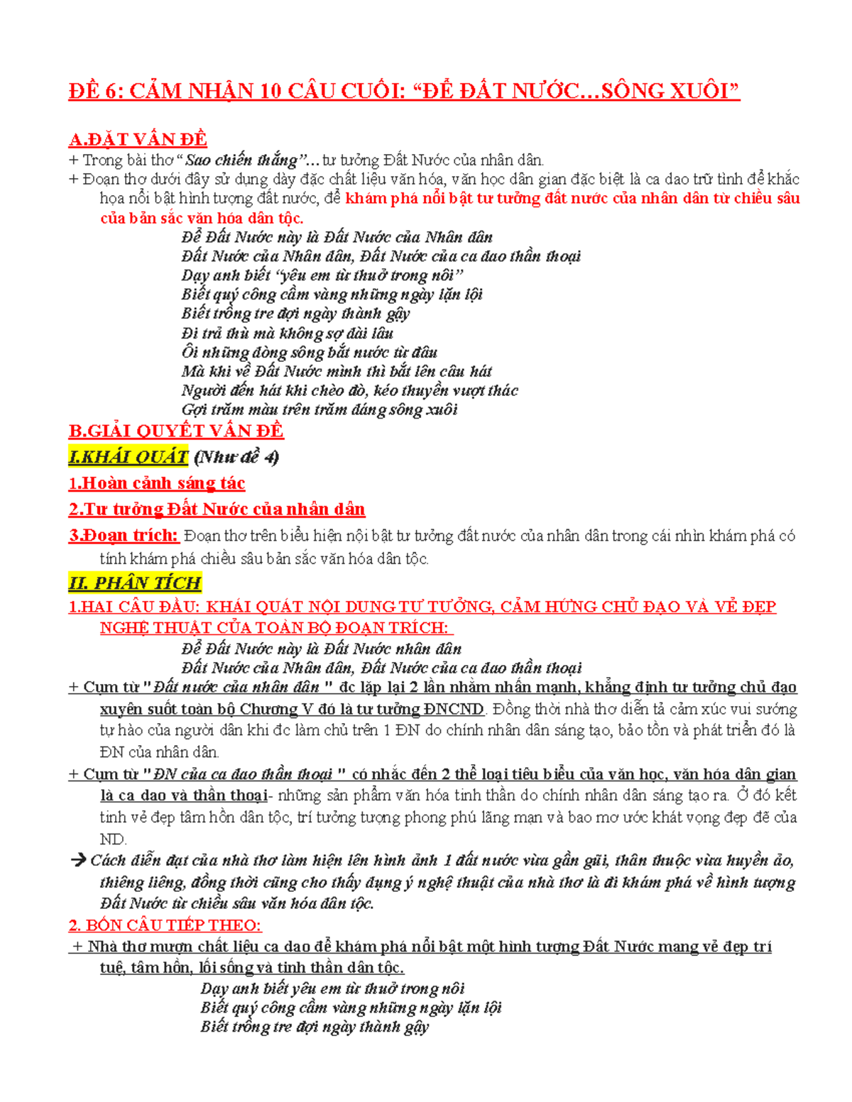 Cảm nhận về bài thơ Đất Nước từ câu 10 đến câu 29 Gallery 2