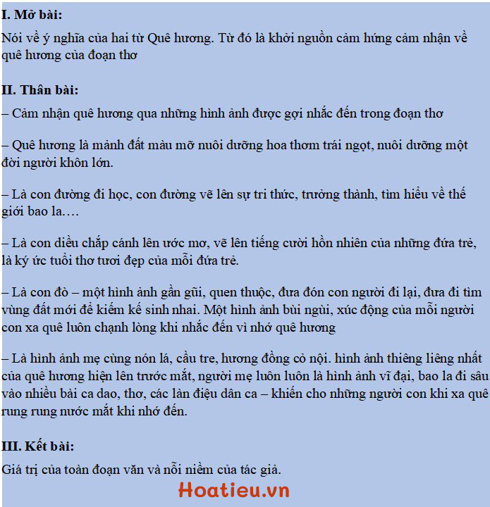 Nghị luận về bài thơ Quê Hương của Tế Hanh Gallery 1