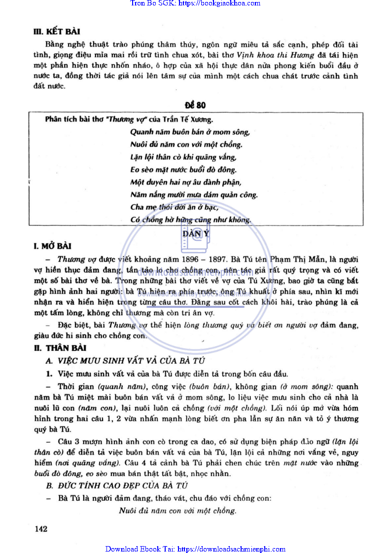 Thương Vợ Trần Tế Xương Gallery 1