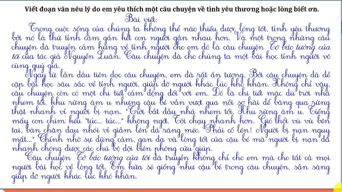 Bài Văn Về Tình Yêu Thương Gallery 1