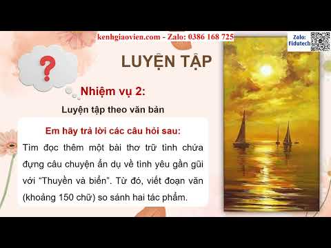 Câu chuyện của thuyền và biển trong bài thơ: Em có suy nghĩ gì về tình yêu đôi lứa? Gallery 2