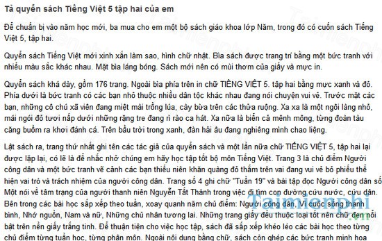 Tả đồ vật lớp 5: Hướng dẫn chi tiết và ví dụ hay Gallery 1