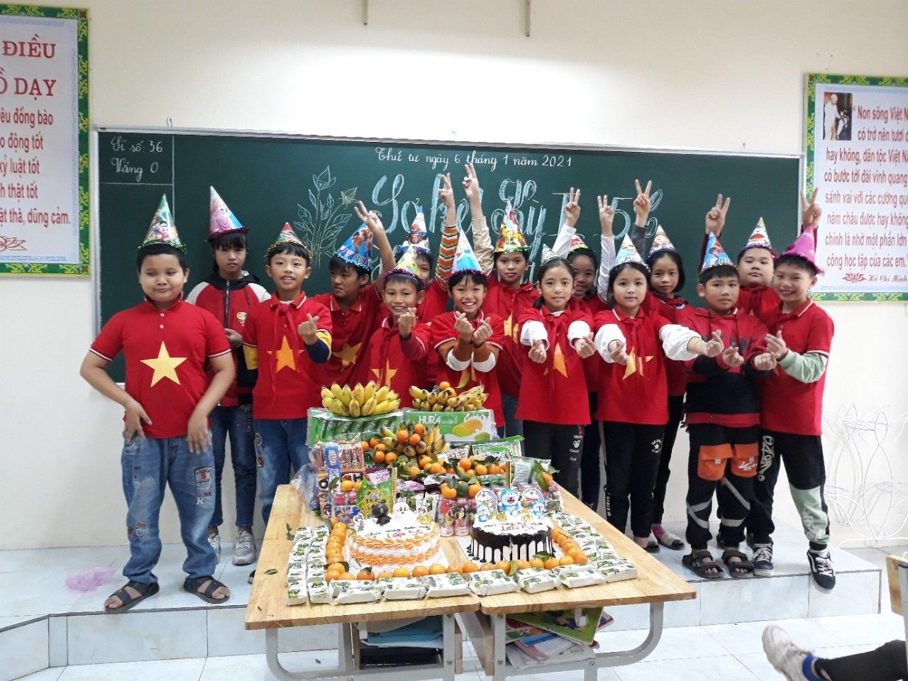 Tổ chức sinh nhật đáng nhớ cho học sinh tiểu học