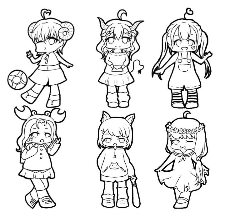 Tô Màu Chibi 12 Cung Hoàng Đạo Gallery 2
