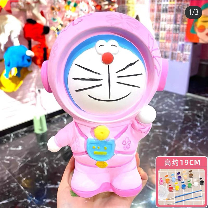 Tượng Doremon Phi Hành Gia