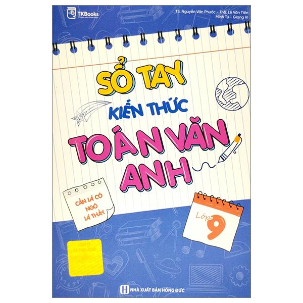 Sổ tay kiến thức Toán Văn Anh lớp 9: Tổng hợp kiến thức trọng tâm Gallery 1