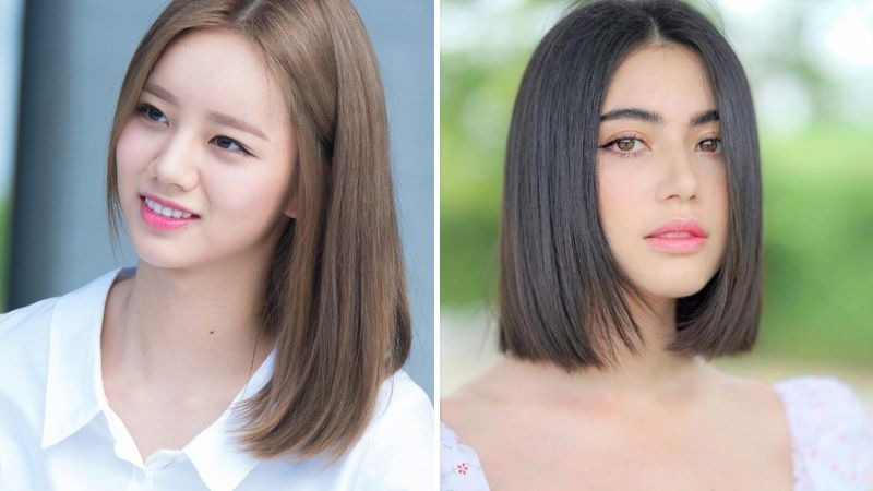 Tóc ngắn ép thẳng ngang vai - Kiểu tóc thời thượng cho mọi cô gái