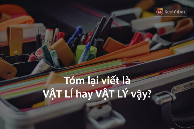 Vật lý hay Vật lí? Gallery 2