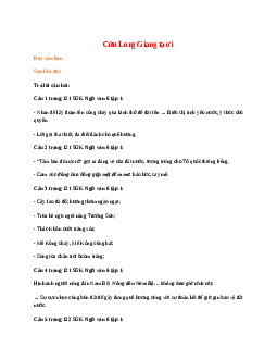 Soạn Văn Lớp 6 Bài Cửu Long Giang Ta Ơi Gallery 1