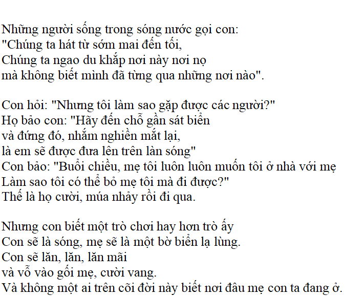 Soạn bài Mây và Sóng lớp 6 trang 46 Gallery 1