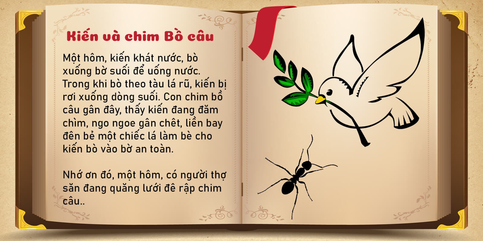 Ý nghĩa câu chuyện Bồ câu và kiến Gallery 1
