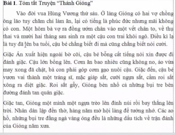 Tóm tắt Truyện Thánh Gióng Gallery 2