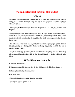 Soạn Văn 6 Đánh Thức Trầu Gallery 1