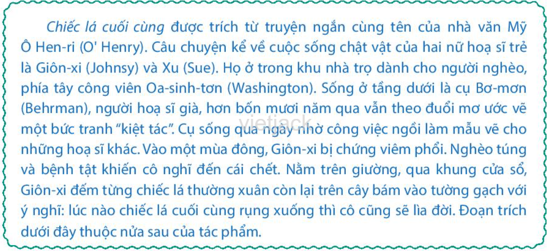 6 Chiếc Lá Cuối Cùng - Ngữ Văn 6 Gallery 1