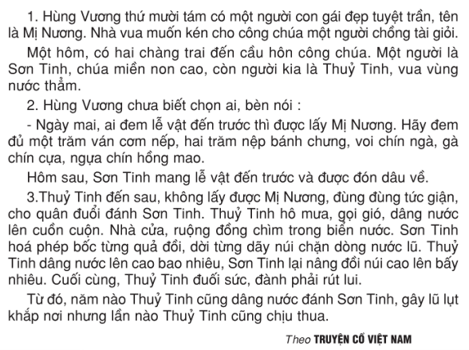 Tóm tắt Sơn Tinh Thủy Tinh ngắn nhất Gallery 1