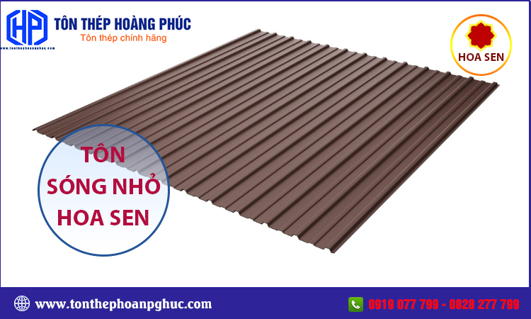 Tôn sóng vuông nhỏ: Ứng dụng, kích thước và giá cả
