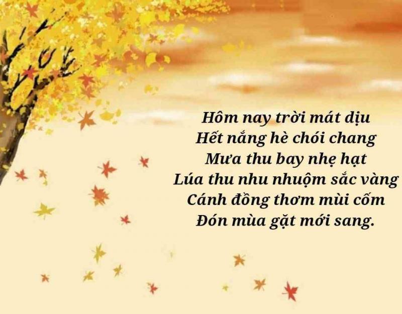 Những Bài Thơ Về Mùa Thu Trong Chương Trình THCS Gallery 1