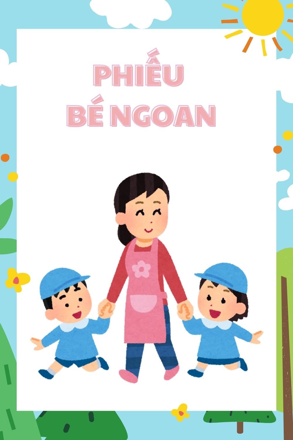 Mẫu Phiếu Bé Ngoan: Download Miễn Phí Nhiều Mẫu Đẹp, Dễ Sử Dụng Gallery 1