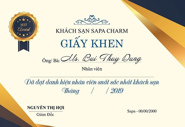 Mẫu Giấy Khen Đẹp File Word Gallery 1