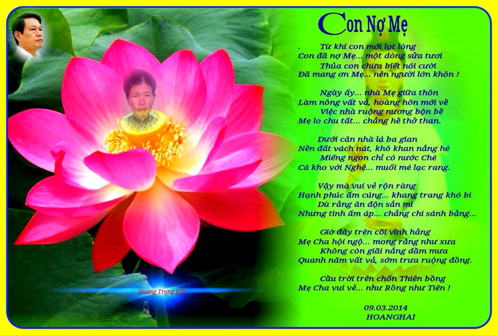 Bài Thơ Con Nợ Mẹ - Lời Ca Tụng Tình Mẫu Tử Vĩ Đại Gallery 1