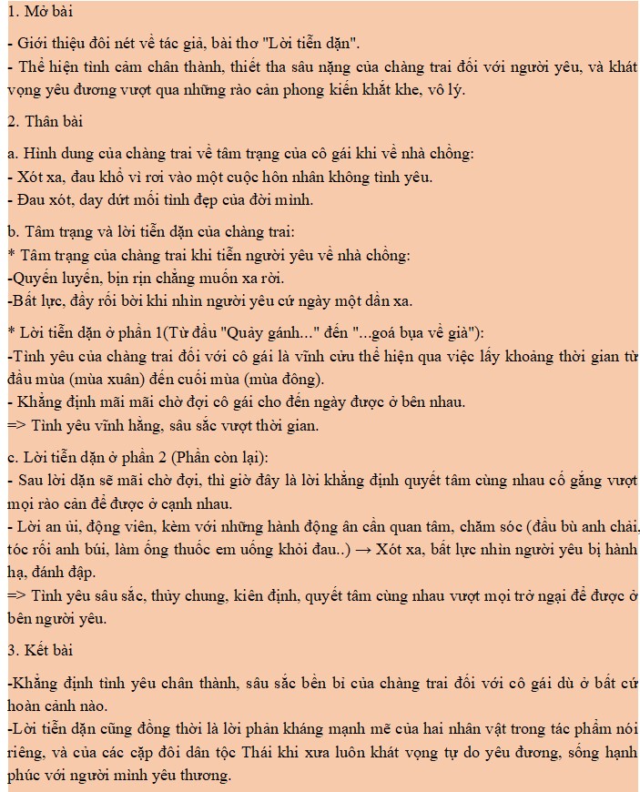 Bài Thơ Lời Tiễn Dặn Gallery 1