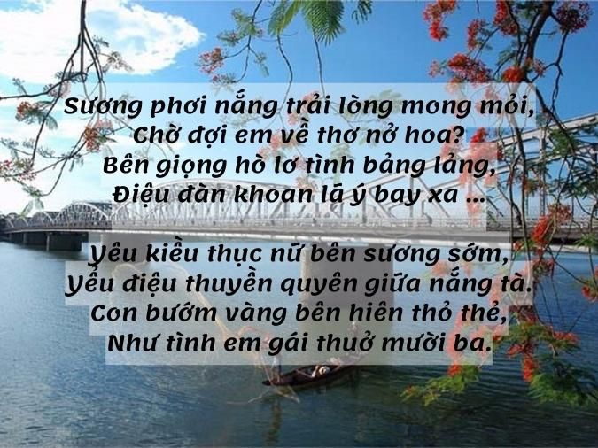 Thơ Về Huế - Cố Đô Mộng Mị Trong Thơ Ca Gallery 2