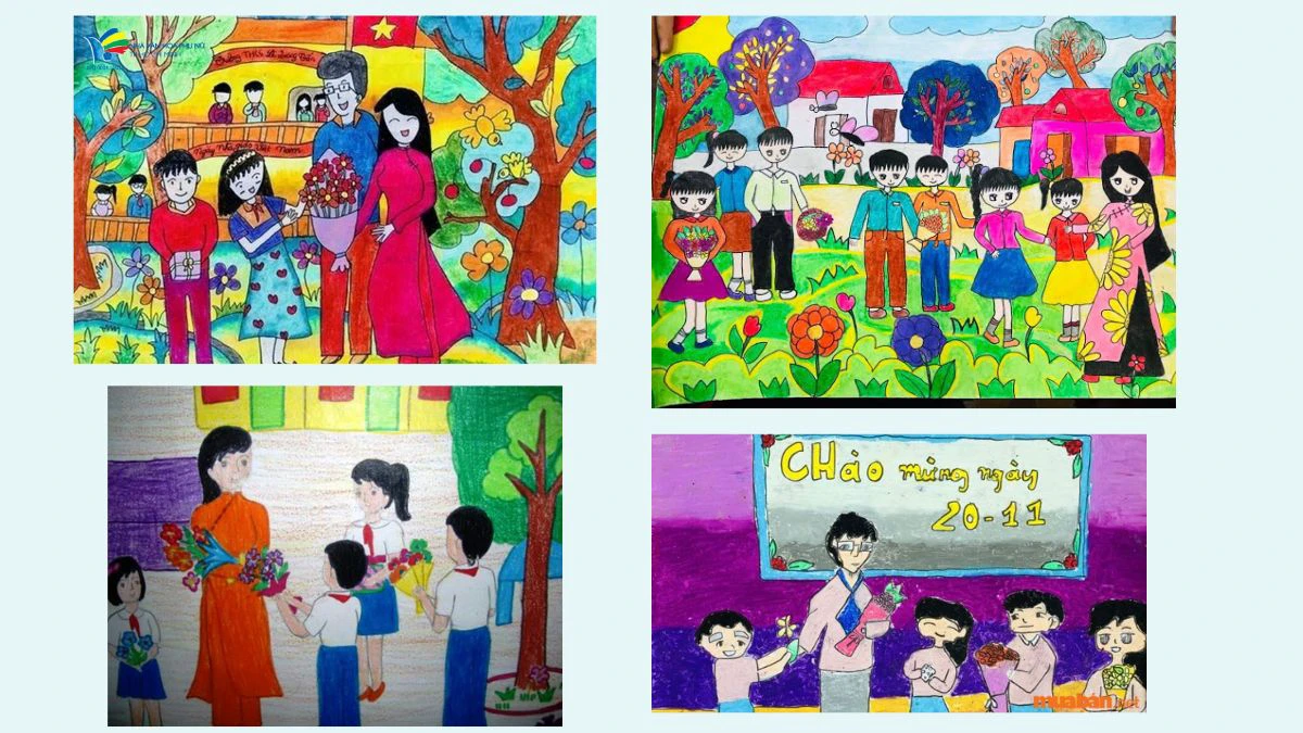 Tranh 20/11 Đoạt Giải: Những Tác Phẩm Ấn Tượng Nhất Gallery 1