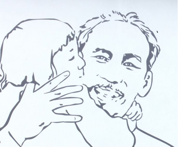 Tranh Tô Màu Bác Hồ Với Thiếu Nhi Gallery 2