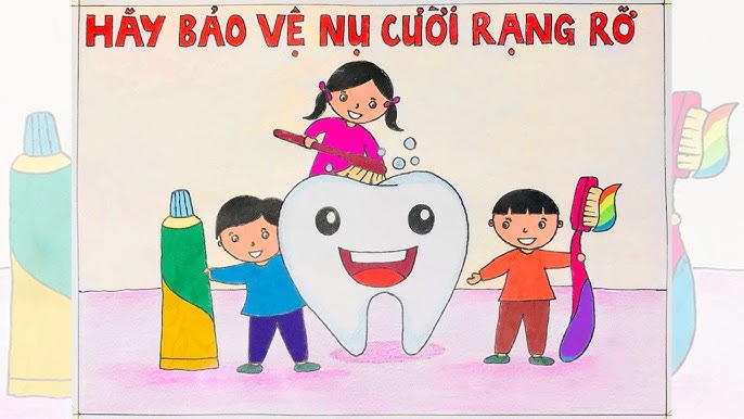 Tranh Vẽ Nụ Cười Trẻ Thơ Gallery 2