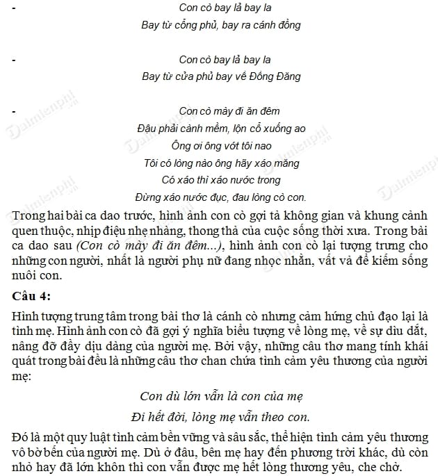 Con Cò Chế Lan Viên Lớp 9: Phân tích chi tiết và những ý nghĩa sâu sắc Gallery 2