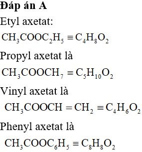 Este nào có công thức phân tử C4H8O2? Gallery 2