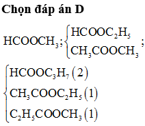 Số đồng phân este của C3H6O2 Gallery 2