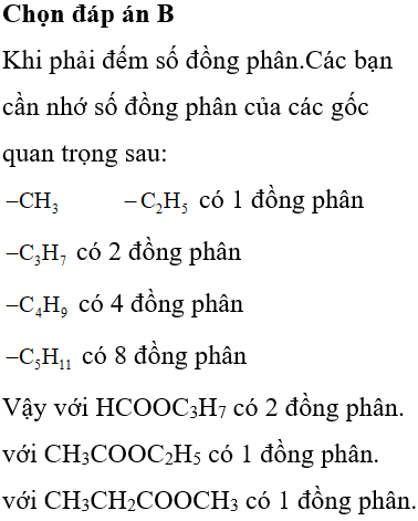 Số este có công thức phân tử C4H8O2 là bao nhiêu? Gallery 2