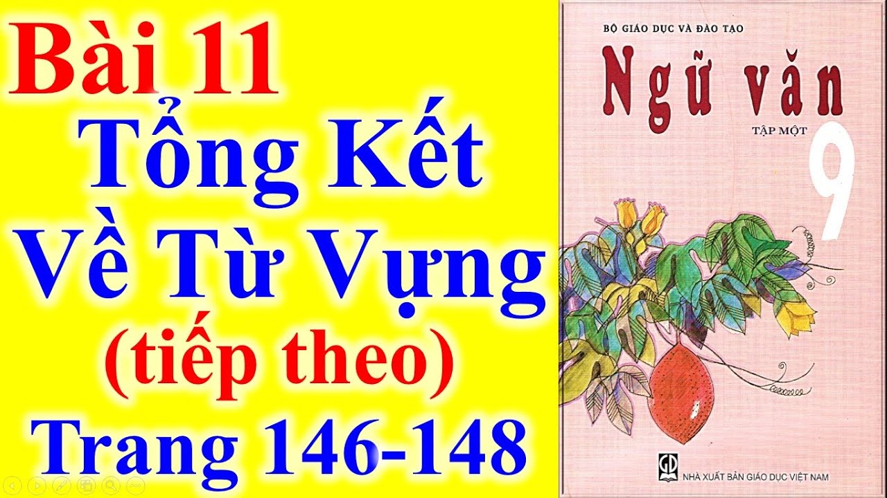 Tổng kết từ vựng lớp 9 trang 146